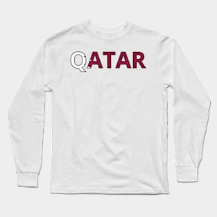 Drapeau Qatar Long Sleeve T-Shirt